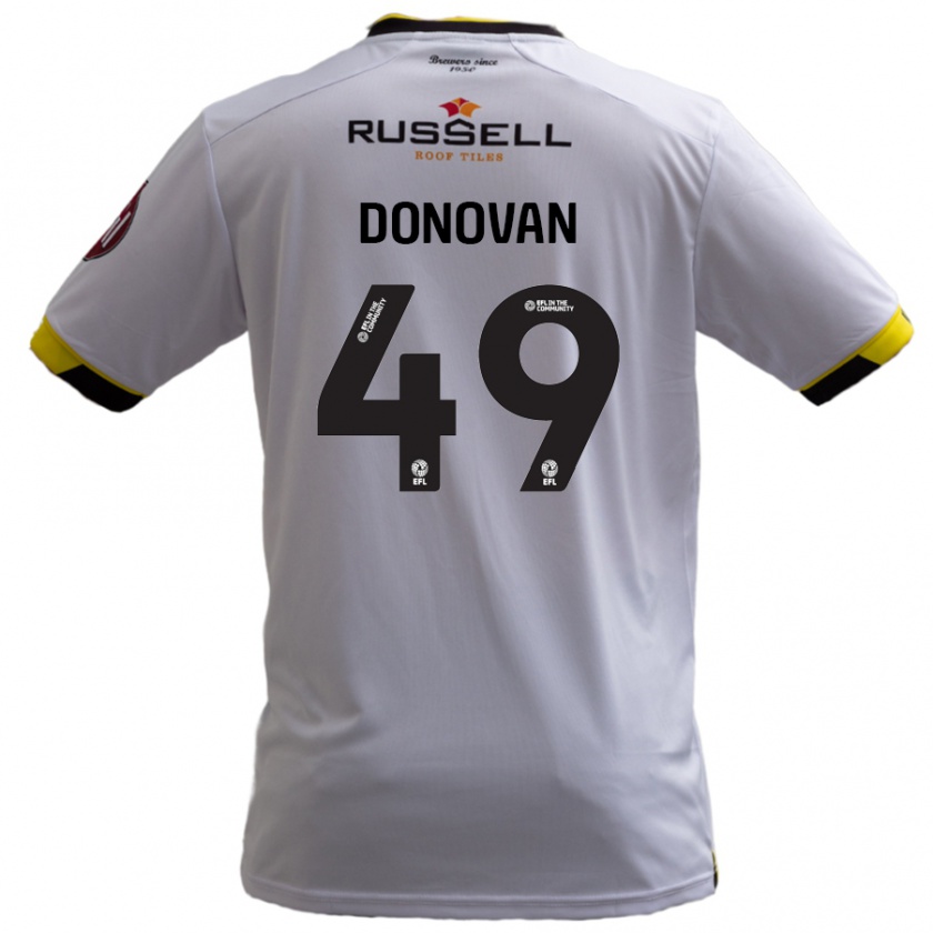 Kandiny Kinder Romelle Donovan #49 Weiß Auswärtstrikot Trikot 2024/25 T-Shirt