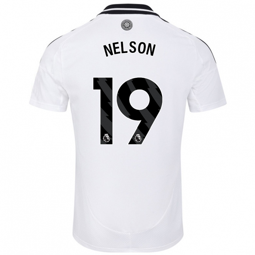 Kandiny Herren Reiss Nelson #19 Weiß Heimtrikot Trikot 2024/25 T-Shirt