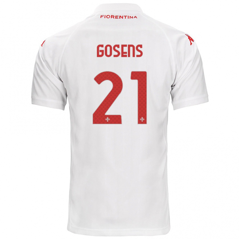 Kandiny Herren Robin Gosens #21 Weiß Auswärtstrikot Trikot 2024/25 T-Shirt