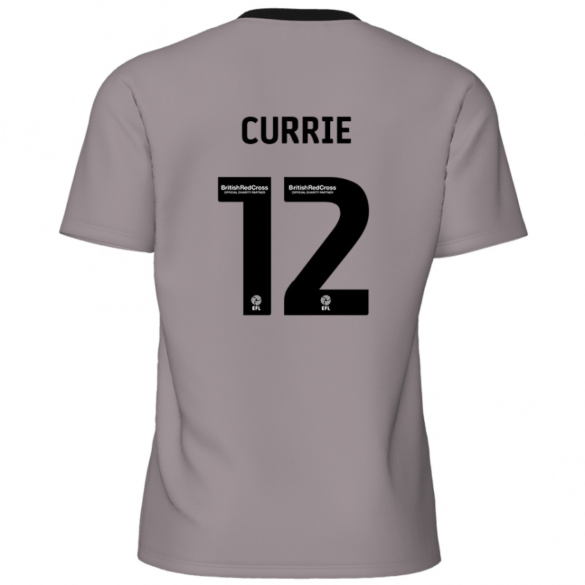 Kandiny Herren Jack Currie #12 Grau Auswärtstrikot Trikot 2024/25 T-Shirt