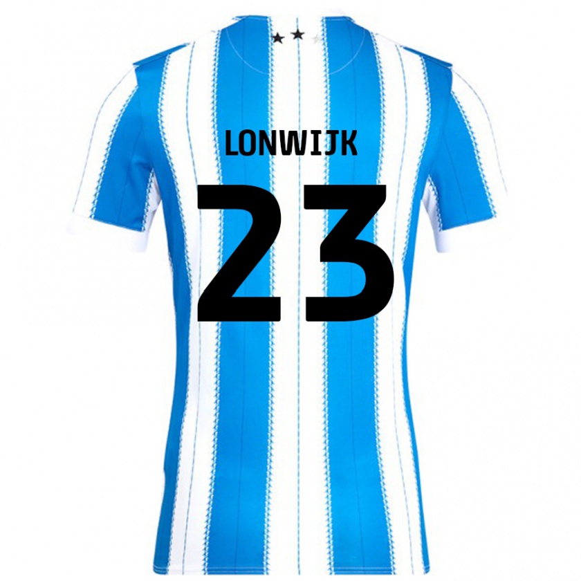 Kandiny Damen Nigel Lonwijk #23 Blau Weiß Heimtrikot Trikot 2024/25 T-Shirt