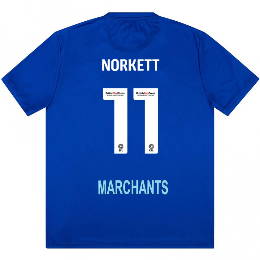 Kandiny Damen Manni Norkett #11 Grün Auswärtstrikot Trikot 2024/25 T-Shirt