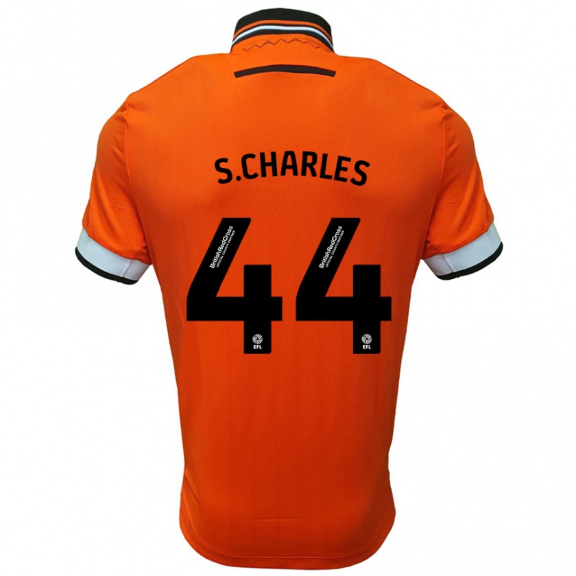 Kandiny Damen Shea Charles #44 Orange Weiß Auswärtstrikot Trikot 2024/25 T-Shirt