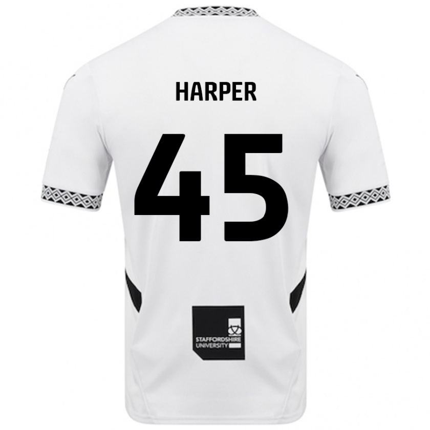 Kandiny Damen Rekeem Harper #45 Weiß Heimtrikot Trikot 2024/25 T-Shirt