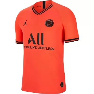 Kinder Fußball Kylian Mbappe 7 Auswärtstrikot Orange Trikot 2019/20 Hemd