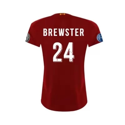 Damen Fußball Rhian Brewster 24 Heimtrikot Rot Trikot 2019/20 Hemd