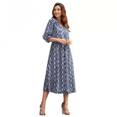 Kandiny - Temperament commuter seven-point sleeve women's dress