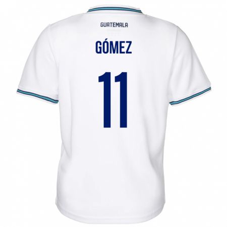 Kandiny Kinder Guatemala Savianna Gómez #11 Weiß Heimtrikot Trikot 24-26 T-Shirt