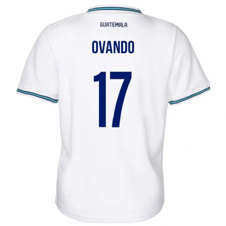 Kandiny Kinder Guatemala Sandra Ovando #17 Weiß Heimtrikot Trikot 24-26 T-Shirt