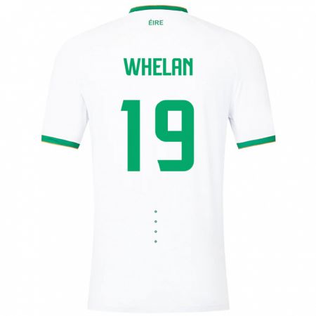 Kandiny Kinder Irische Emily Whelan #19 Weiß Auswärtstrikot Trikot 24-26 T-Shirt