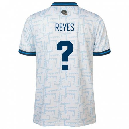 Kandiny Kinder El Salvador Jefferson Reyes #0 Weiß Auswärtstrikot Trikot 24-26 T-Shirt