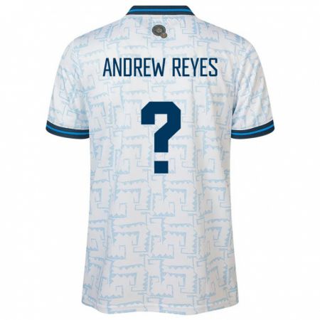 Kandiny Kinder El Salvador Andrew Reyes #0 Weiß Auswärtstrikot Trikot 24-26 T-Shirt