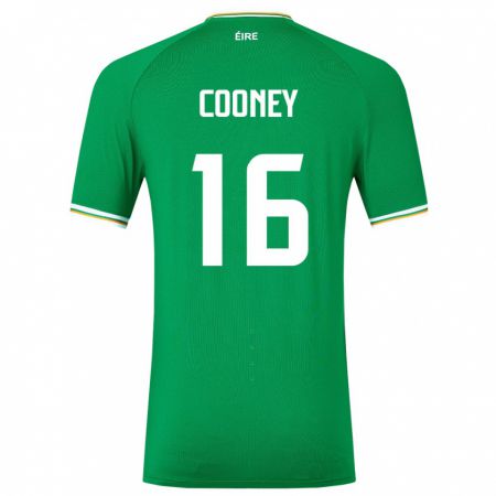 Kandiny Herren Irische Oisin Cooney #16 Grün Heimtrikot Trikot 24-26 T-Shirt
