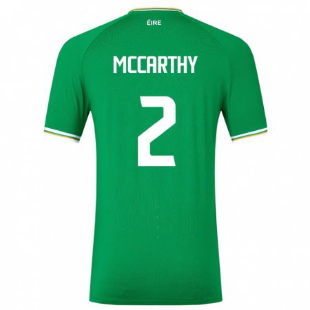 Kandiny Herren Irische Savannah Mccarthy #2 Grün Heimtrikot Trikot 24-26 T-Shirt