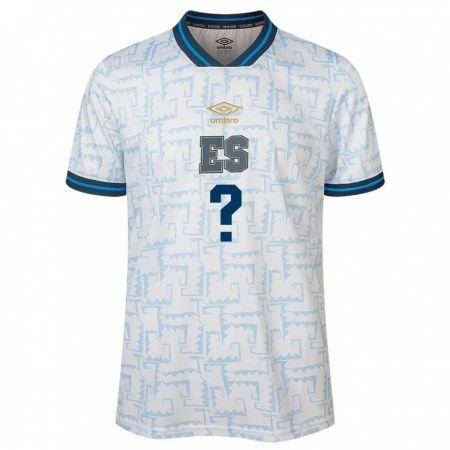 Kandiny Herren El Salvador Ashley Webb #0 Weiß Auswärtstrikot Trikot 24-26 T-Shirt