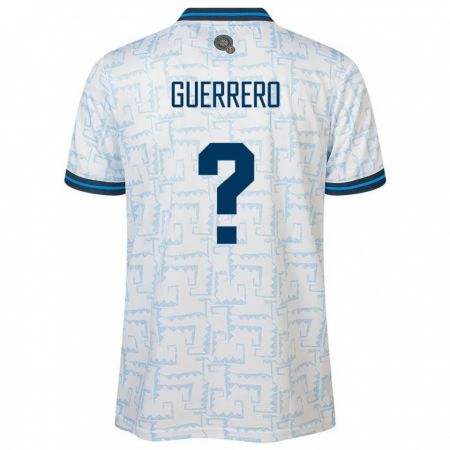 Kandiny Herren El Salvador Alexander Guerrero #0 Weiß Auswärtstrikot Trikot 24-26 T-Shirt