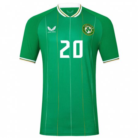 Kandiny Damen Irische Cathal O'sullivan #20 Grün Heimtrikot Trikot 24-26 T-Shirt