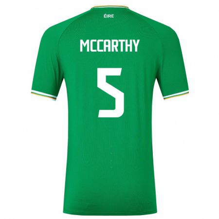 Kandiny Damen Irische Taylor Mccarthy #5 Grün Heimtrikot Trikot 24-26 T-Shirt