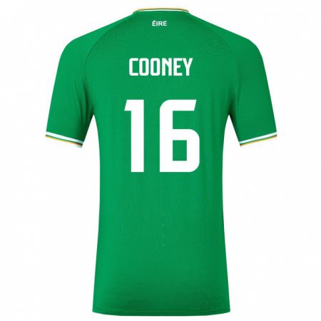 Kandiny Damen Irische Oisin Cooney #16 Grün Heimtrikot Trikot 24-26 T-Shirt