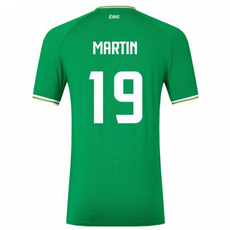 Kandiny Damen Irische William Martin #19 Grün Heimtrikot Trikot 24-26 T-Shirt
