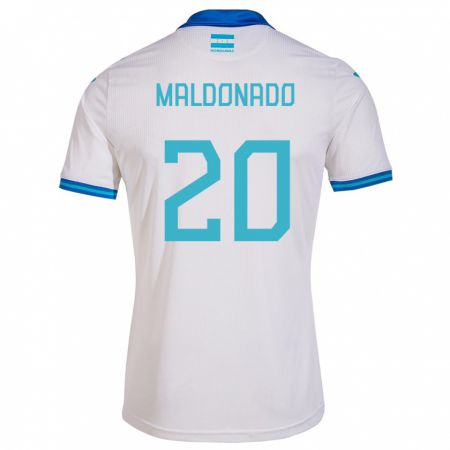 Kandiny Damen Honduras Alessandro Maldonado #20 Weiß Heimtrikot Trikot 24-26 T-Shirt