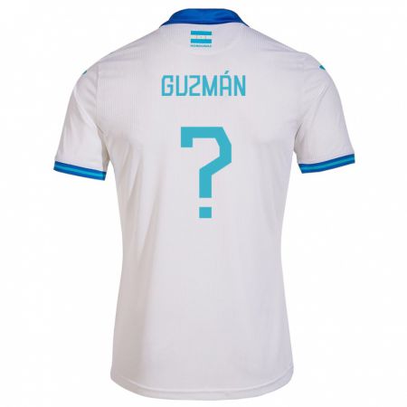 Kandiny Damen Honduras Giselle Guzmán #0 Weiß Heimtrikot Trikot 24-26 T-Shirt