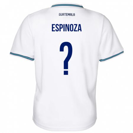 Kandiny Damen Guatemala José Espinoza #0 Weiß Heimtrikot Trikot 24-26 T-Shirt