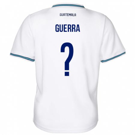 Kandiny Damen Guatemala Decarlo Guerra #0 Weiß Heimtrikot Trikot 24-26 T-Shirt