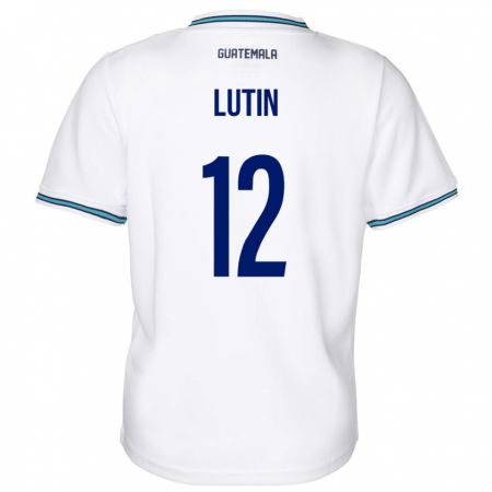 Kandiny Damen Guatemala John Lutin #12 Weiß Heimtrikot Trikot 24-26 T-Shirt