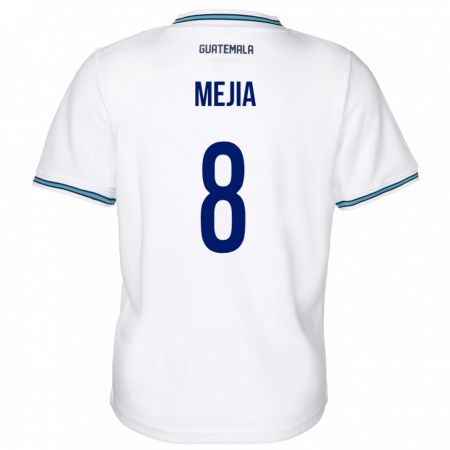 Kandiny Damen Guatemala Robert Mejia #8 Weiß Heimtrikot Trikot 24-26 T-Shirt