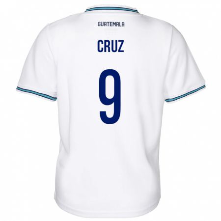 Kandiny Damen Guatemala Celsa Cruz #9 Weiß Heimtrikot Trikot 24-26 T-Shirt