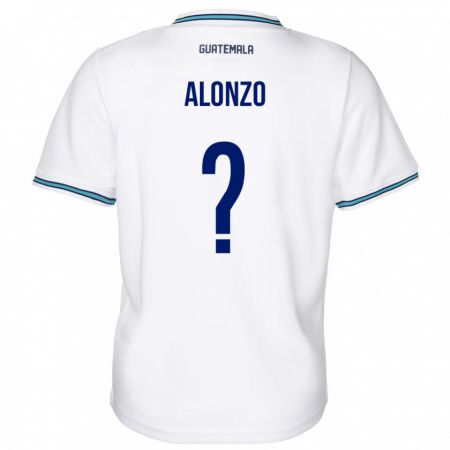 Kandiny Damen Guatemala Anya Alonzo #0 Weiß Heimtrikot Trikot 24-26 T-Shirt