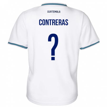 Kandiny Damen Guatemala Betzael Contreras #0 Weiß Heimtrikot Trikot 24-26 T-Shirt