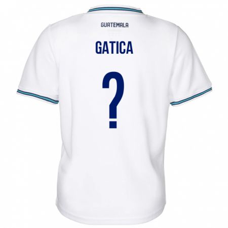 Kandiny Damen Guatemala Celeste Gatica #0 Weiß Heimtrikot Trikot 24-26 T-Shirt