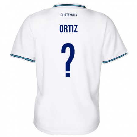 Kandiny Damen Guatemala Jenifer Ortiz #0 Weiß Heimtrikot Trikot 24-26 T-Shirt
