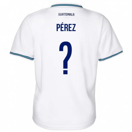 Kandiny Damen Guatemala Mary Pérez #0 Weiß Heimtrikot Trikot 24-26 T-Shirt