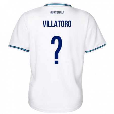 Kandiny Damen Guatemala Grace Villatoro #0 Weiß Heimtrikot Trikot 24-26 T-Shirt