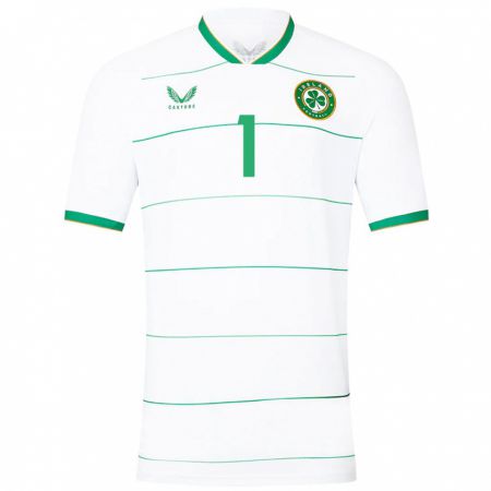 Kandiny Damen Irische Naoisha Mcaloon #1 Weiß Auswärtstrikot Trikot 24-26 T-Shirt