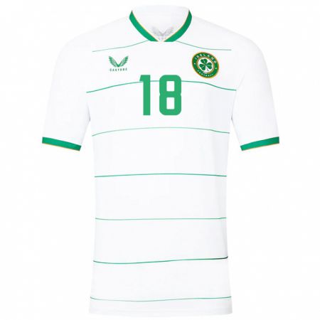 Kandiny Damen Irische Matthew Murray #18 Weiß Auswärtstrikot Trikot 24-26 T-Shirt