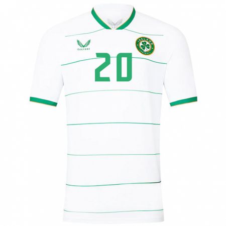 Kandiny Damen Irische Glenn Mcconnell #20 Weiß Auswärtstrikot Trikot 24-26 T-Shirt