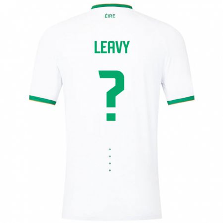 Kandiny Damen Irische Kian Leavy #0 Weiß Auswärtstrikot Trikot 24-26 T-Shirt