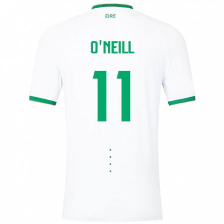 Kandiny Damen Irische Ollie O'neill #11 Weiß Auswärtstrikot Trikot 24-26 T-Shirt