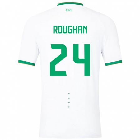 Kandiny Damen Irische Sean Roughan #24 Weiß Auswärtstrikot Trikot 24-26 T-Shirt