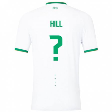 Kandiny Damen Irische Tom Hill #0 Weiß Auswärtstrikot Trikot 24-26 T-Shirt