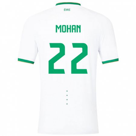 Kandiny Damen Irische Stephen Mohan #22 Weiß Auswärtstrikot Trikot 24-26 T-Shirt