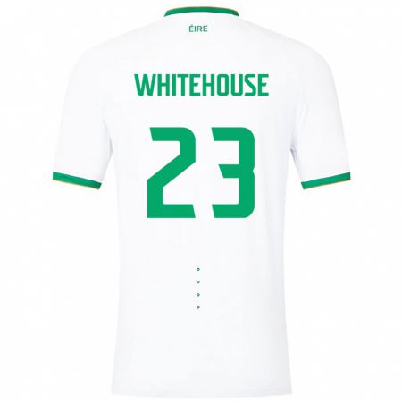 Kandiny Damen Irische Sophie Whitehouse #23 Weiß Auswärtstrikot Trikot 24-26 T-Shirt