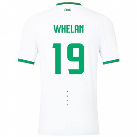Kandiny Damen Irische Emily Whelan #19 Weiß Auswärtstrikot Trikot 24-26 T-Shirt
