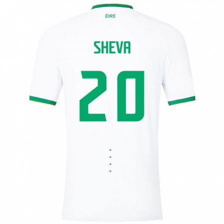 Kandiny Damen Irische Marissa Sheva #20 Weiß Auswärtstrikot Trikot 24-26 T-Shirt