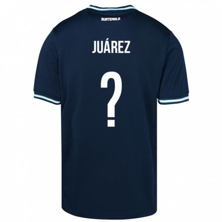 Kandiny Damen Guatemala Ailyn Juárez #0 Blau Auswärtstrikot Trikot 24-26 T-Shirt