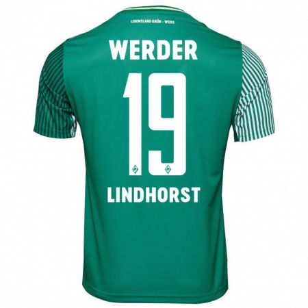 Kandiny Kinder Jerrit Lindhorst #19 Grün Heimtrikot Trikot 2023/24 T-Shirt